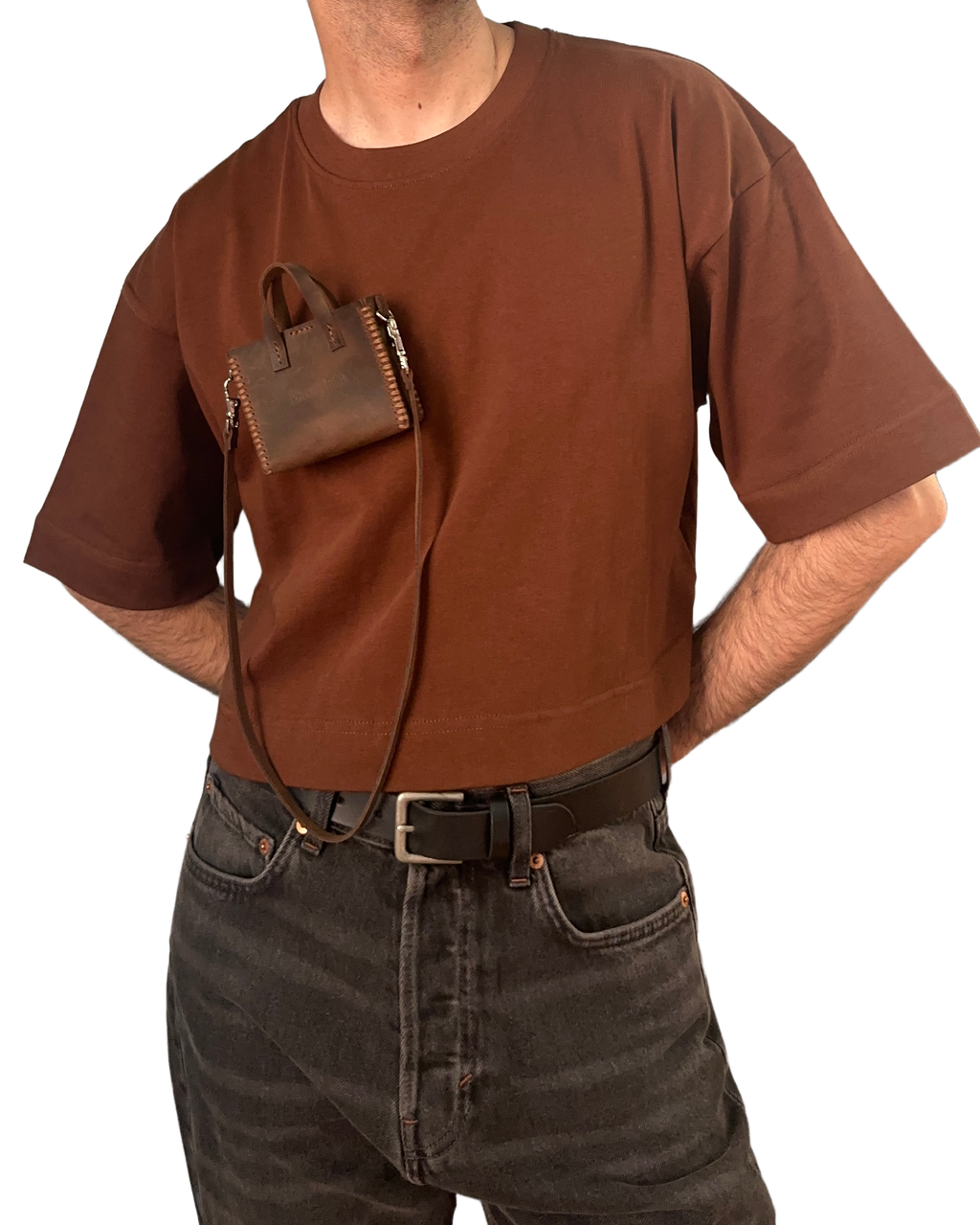 Tote bag cropped T-shirt